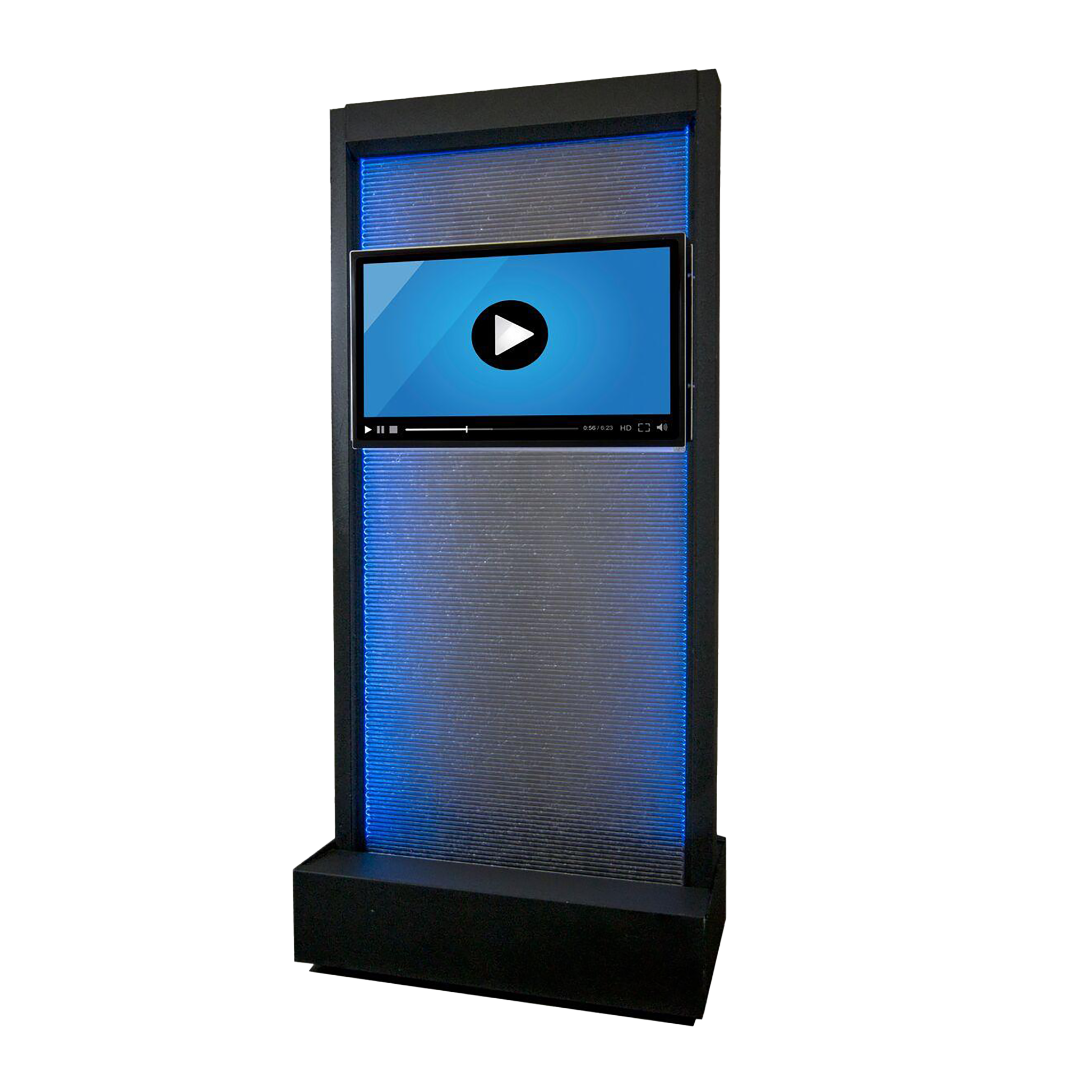 Waterwall with Display Monitor