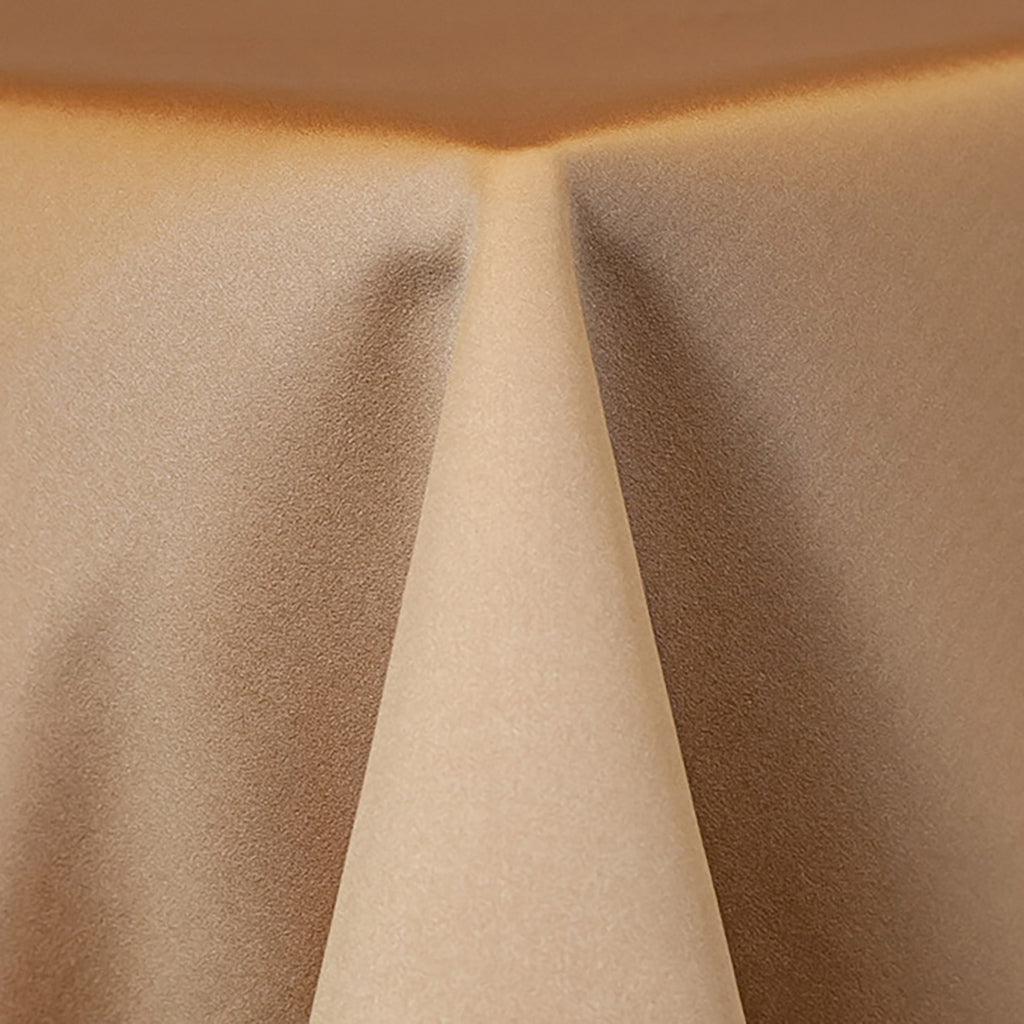 Wheat Beige Matte Satin Linen