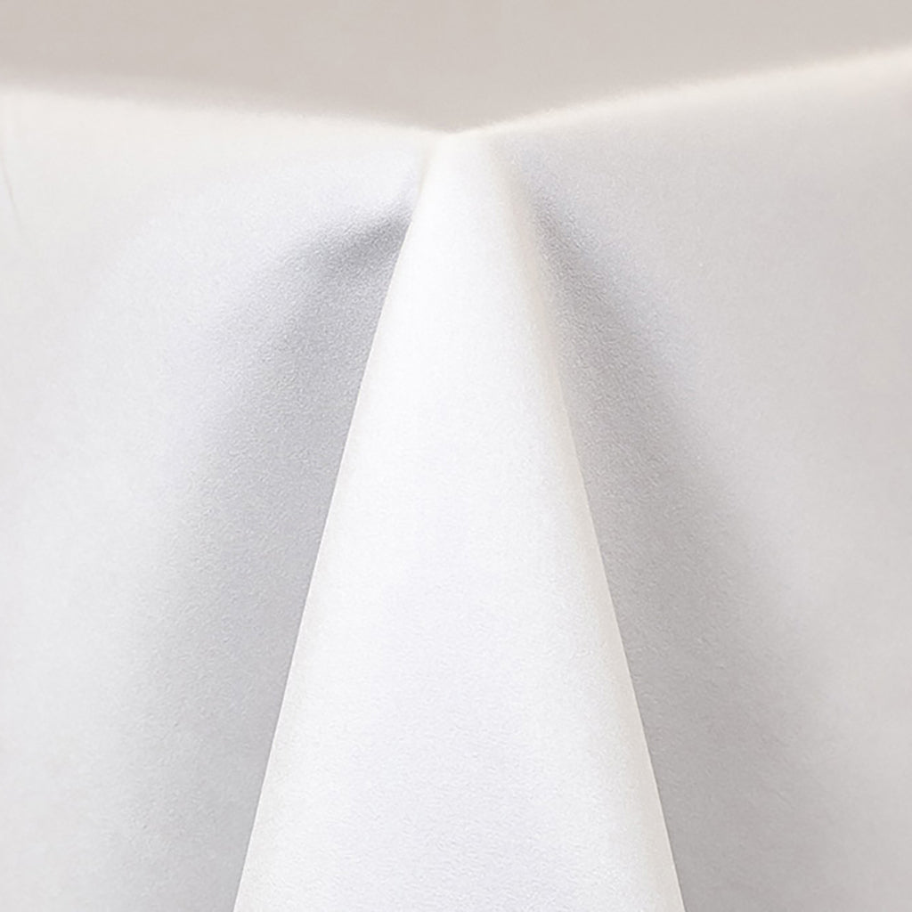 White Matte Satin Linen