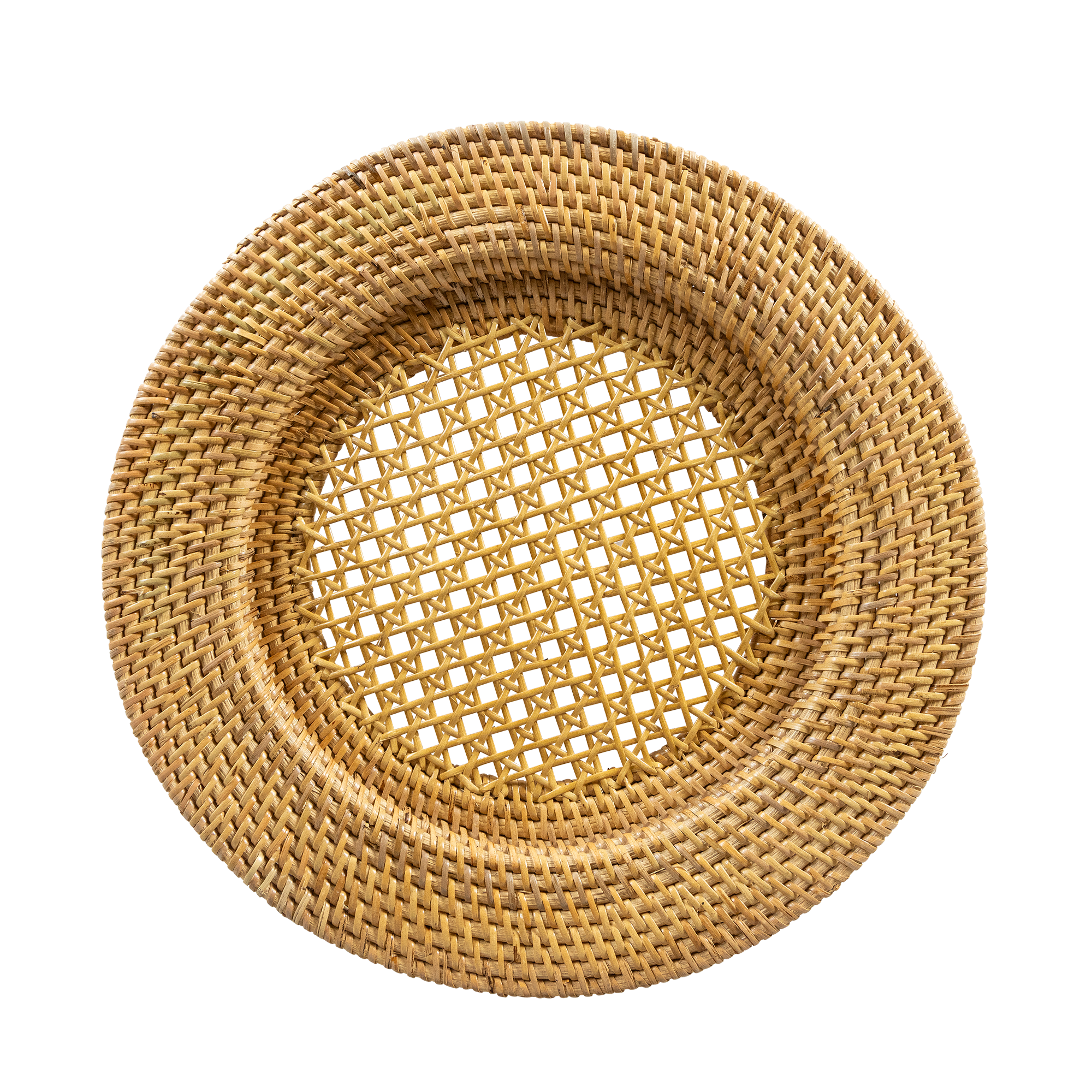 Rattan Honey Charger