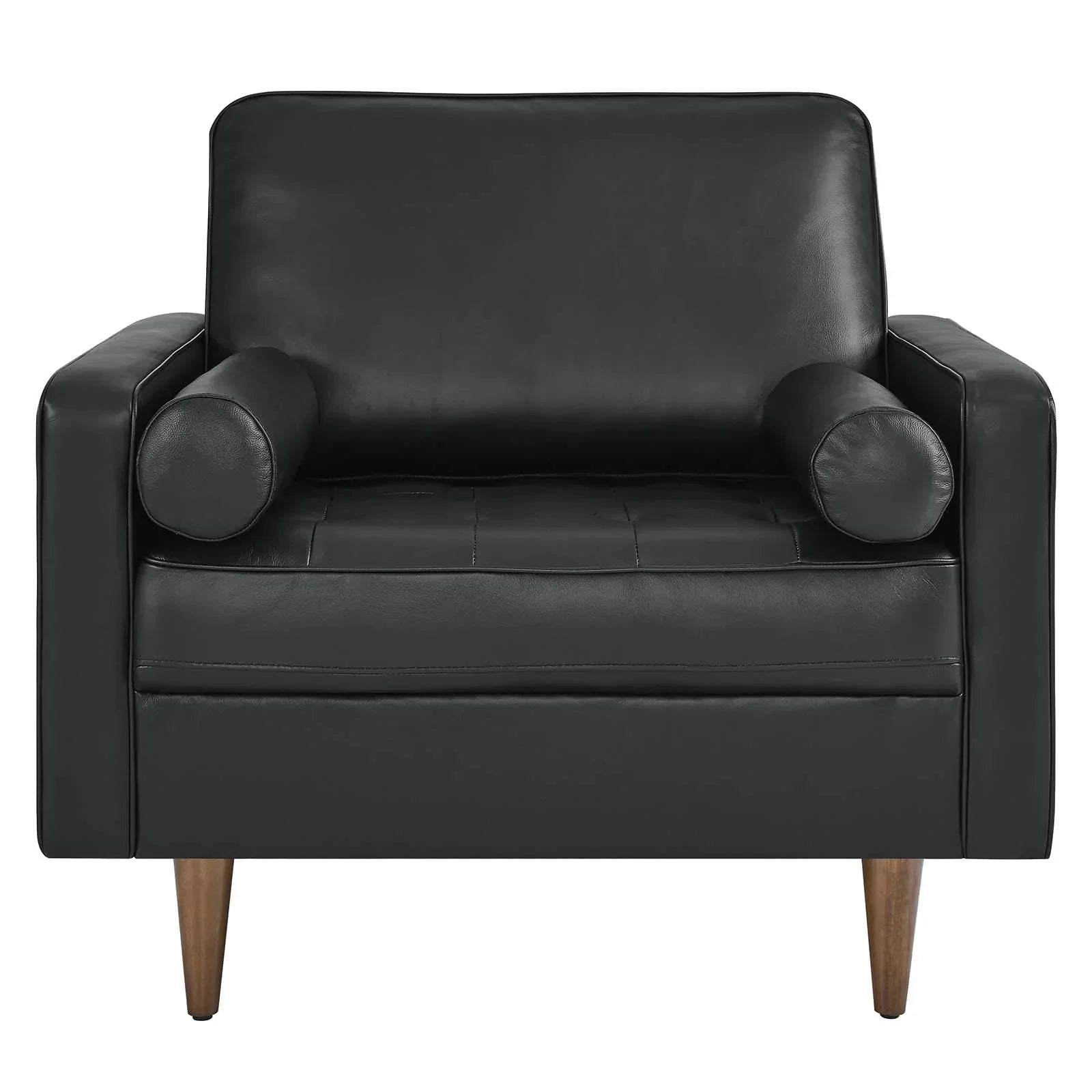 Kenzo Black Leather Chair