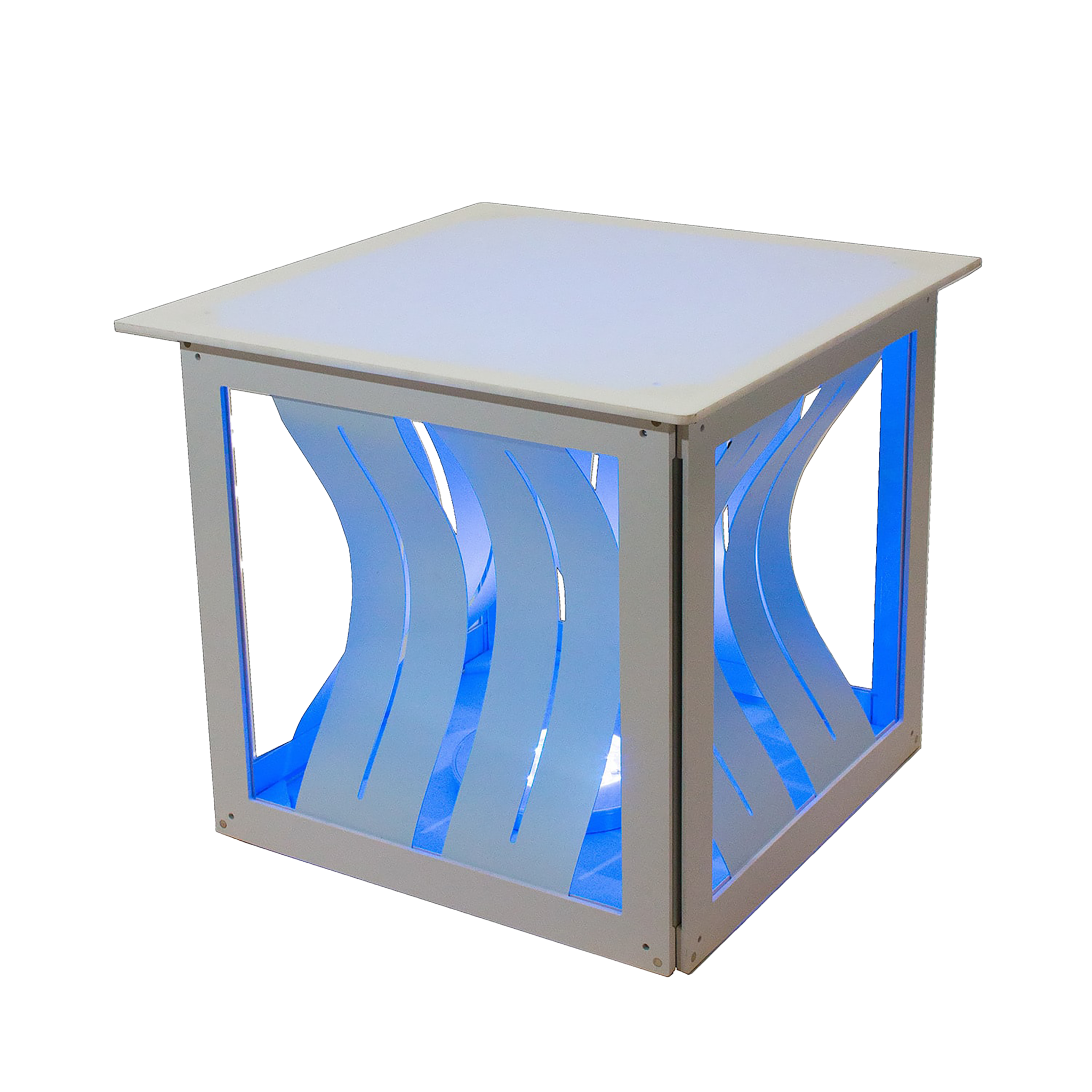 Style Tyles Double Division 3D End Table