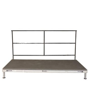Black Metal Stage Railing