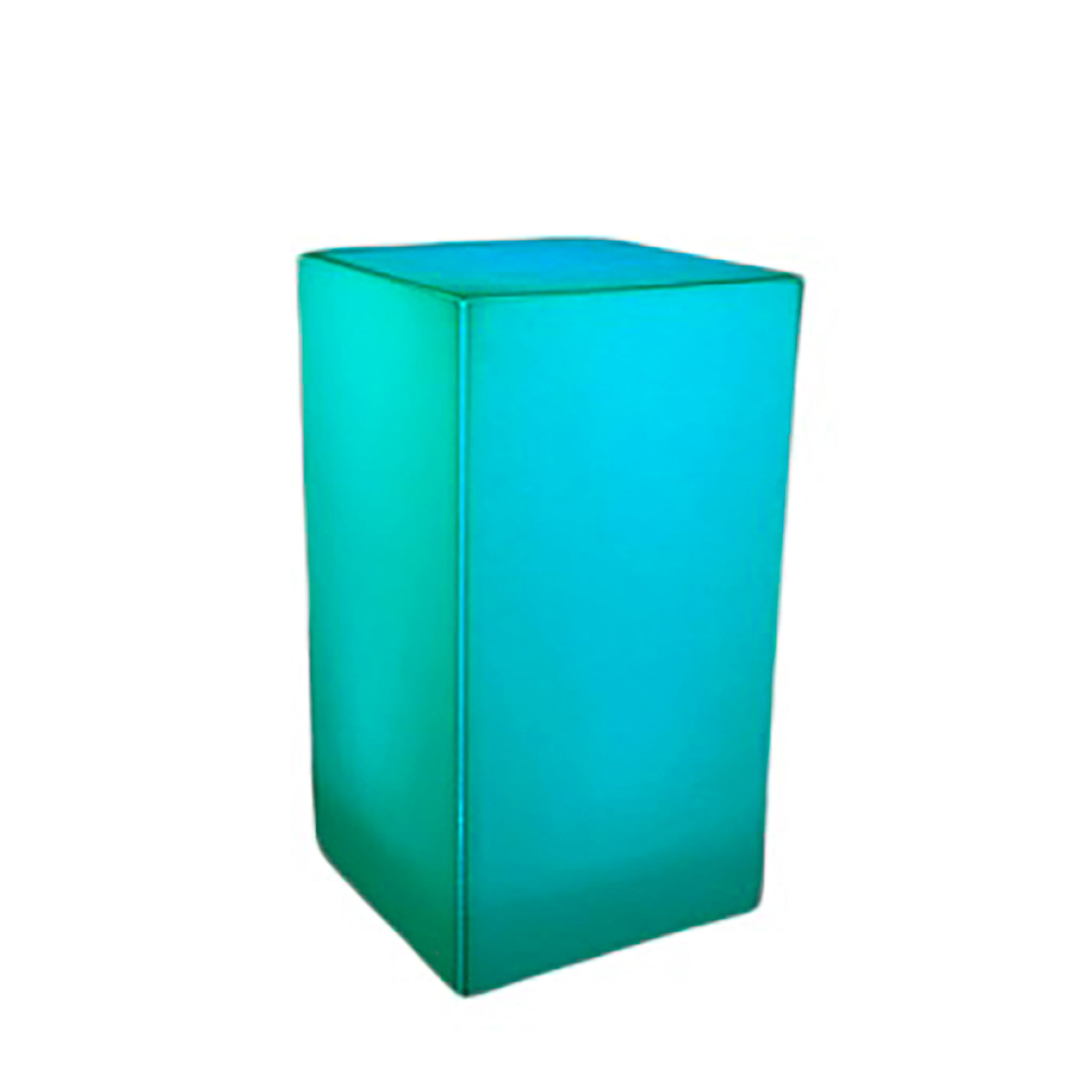 Illuminated Teal Highboy