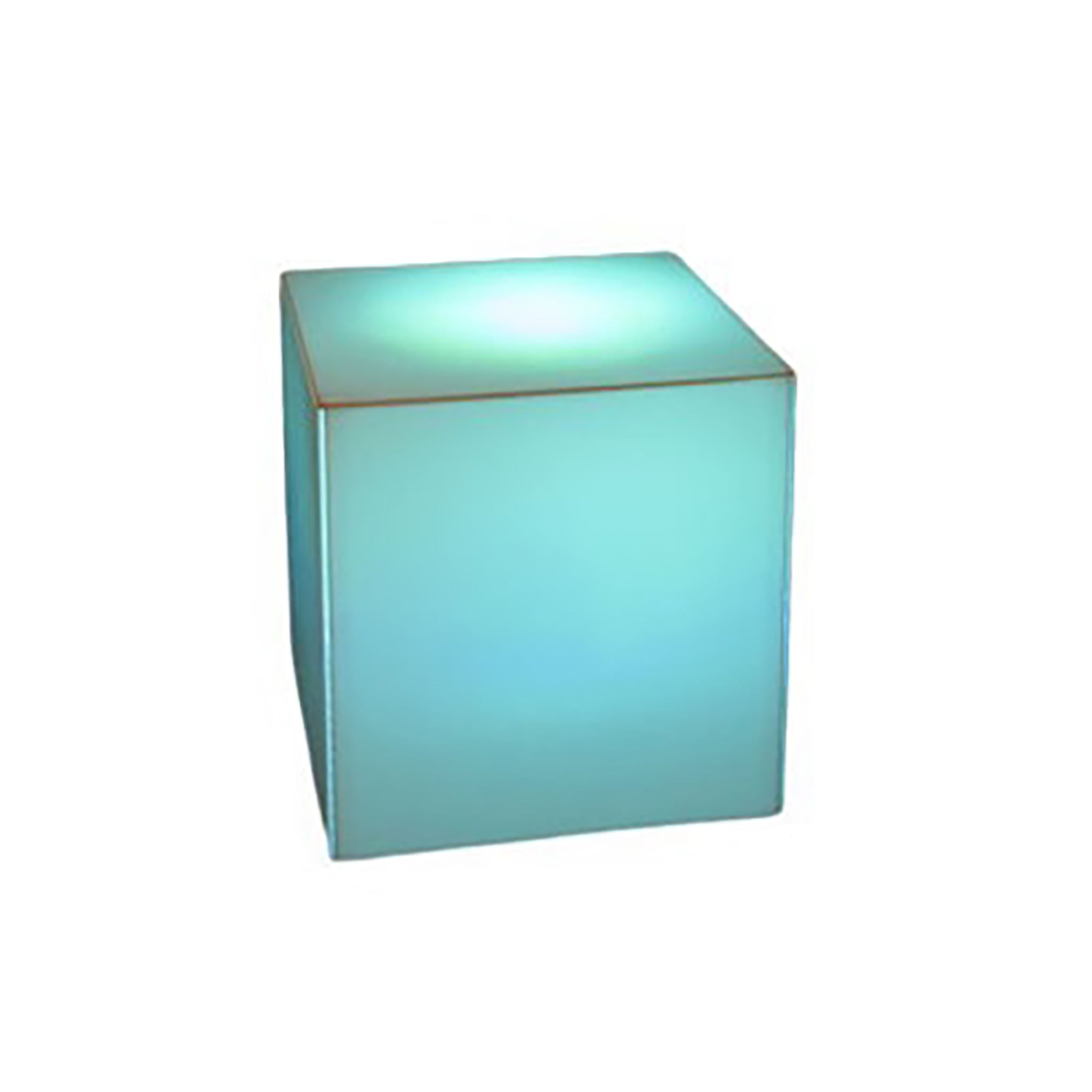 Illuminated Teal Lowboy