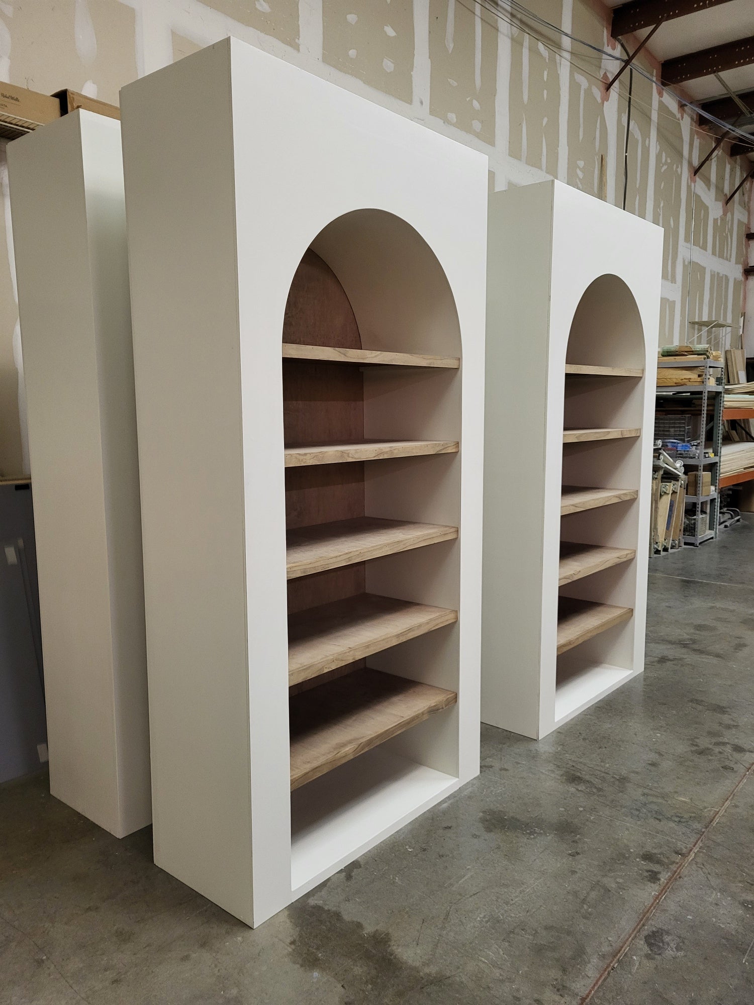 Fiona Enclosed Arch Barback Shelf