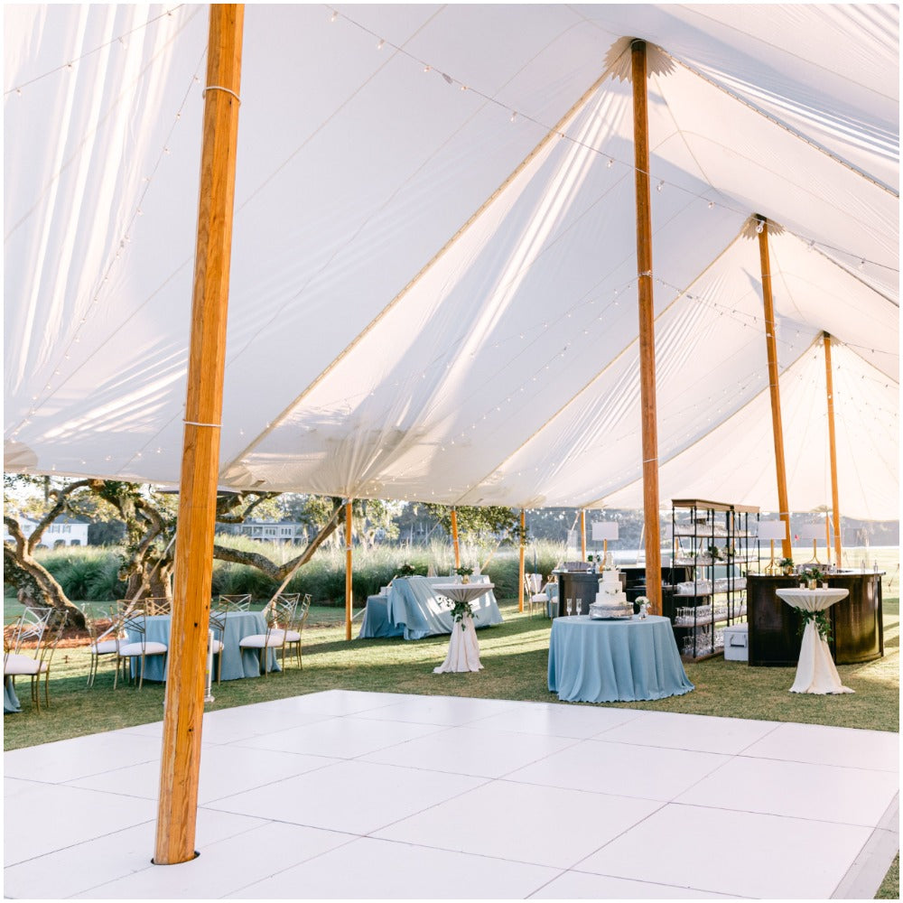White Dance Floor (per sq. ft.)