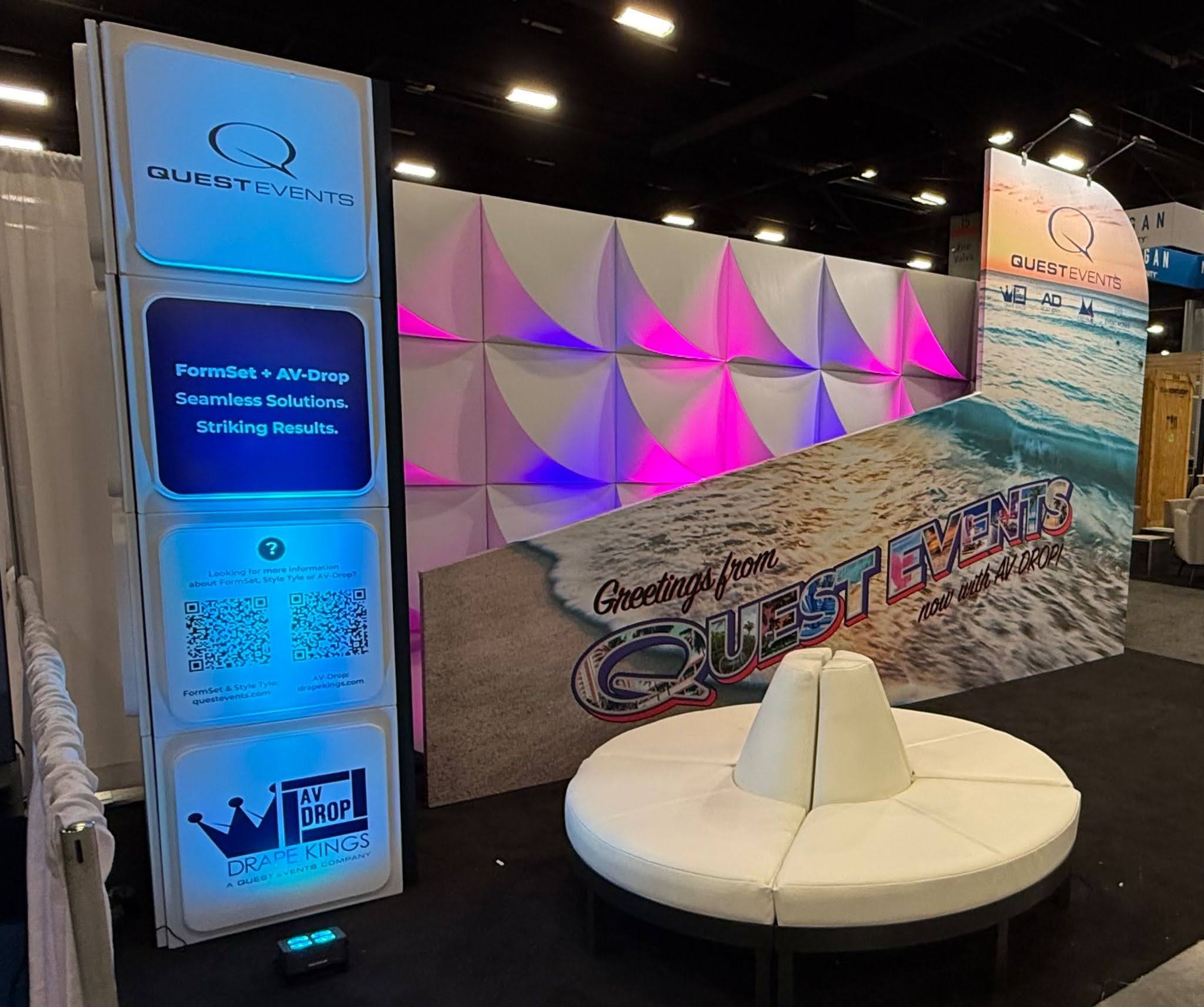 Quest Events Backdrop Display