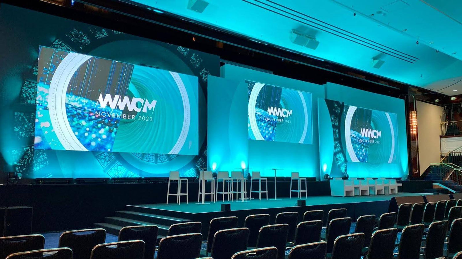 Screen Display as a Backdrop