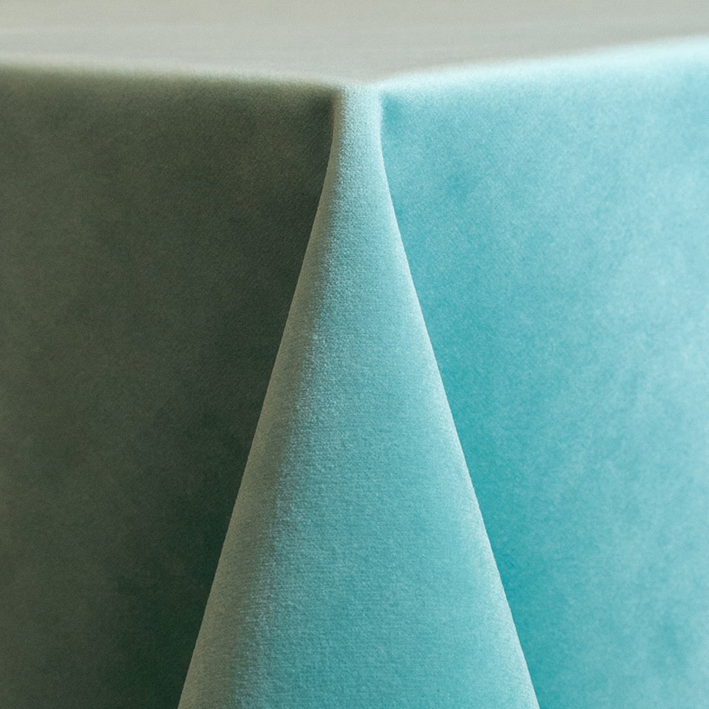 Aqua Velvet Linen