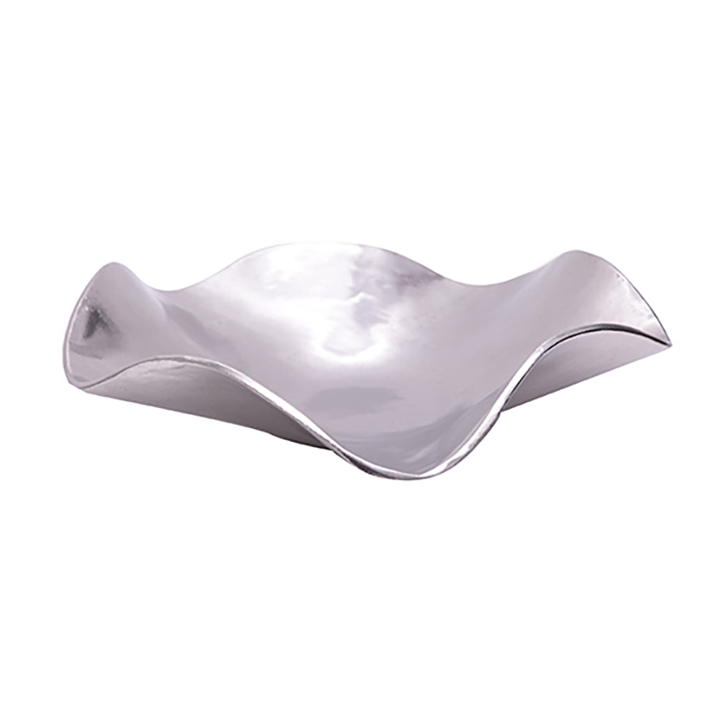 Bowl - 15" Shell Pewter