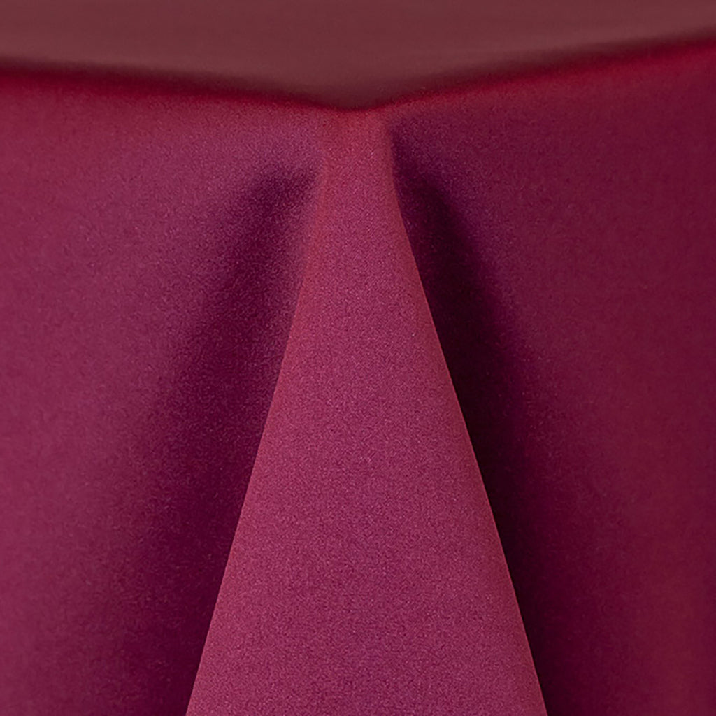 Burgundy Red Matte Satin Linen