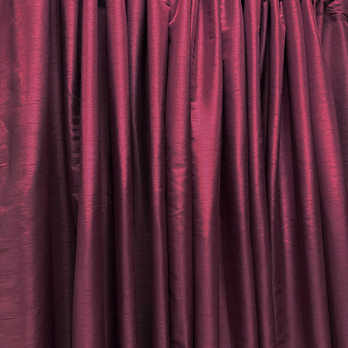 Burgundy Shantung