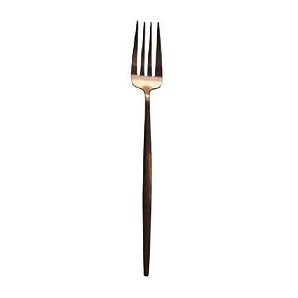 Burnished Copper Flatware