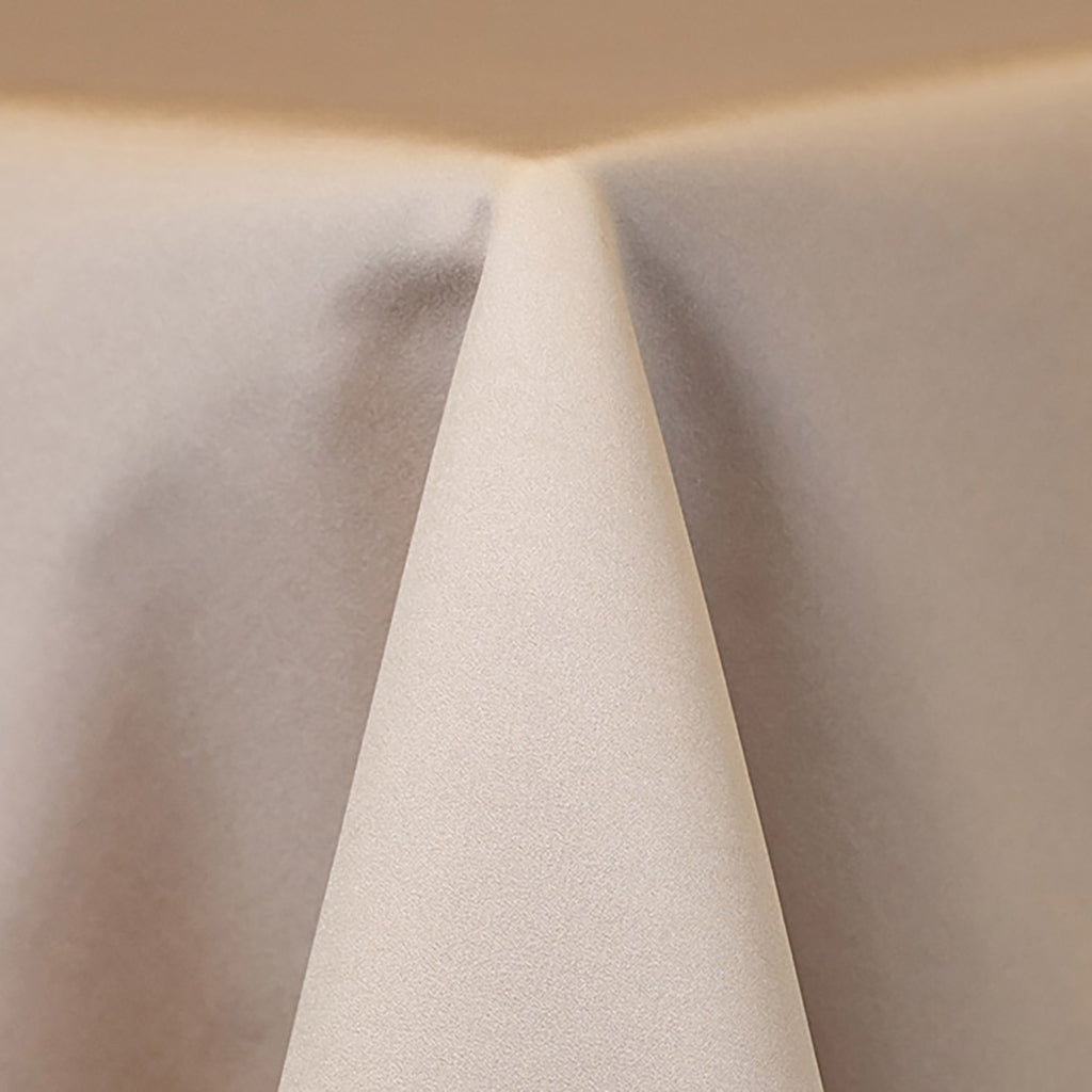 Camel Beige Matte Satin Linen