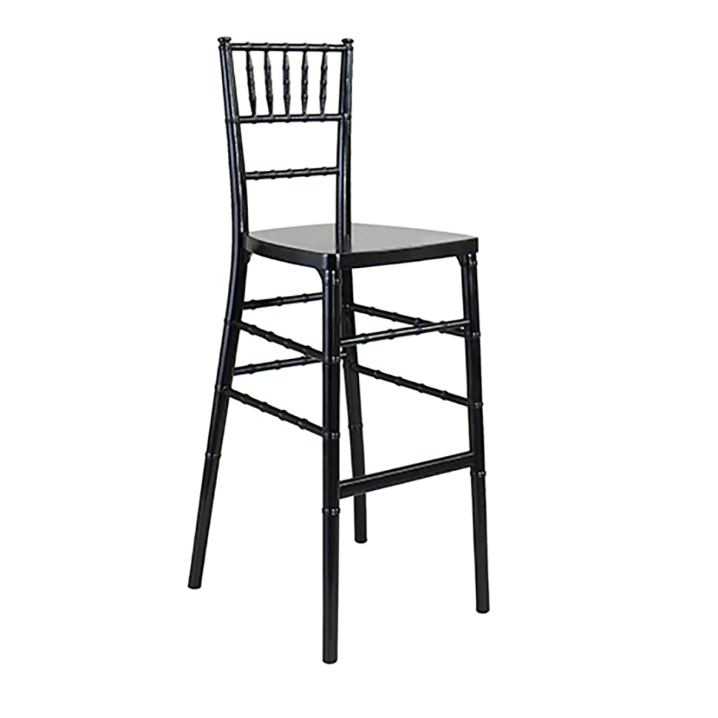 Chiavari Black Wood Barstool