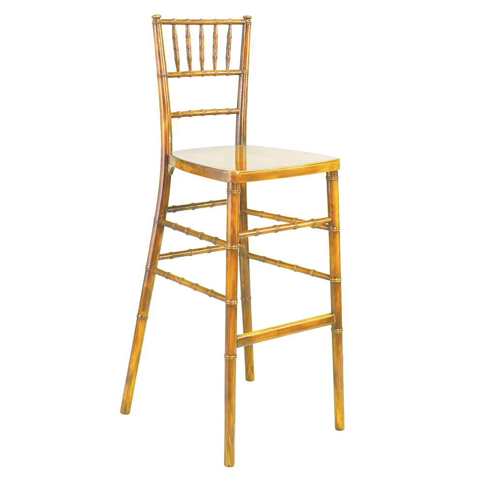 Chiavari Gold Wood Barstool