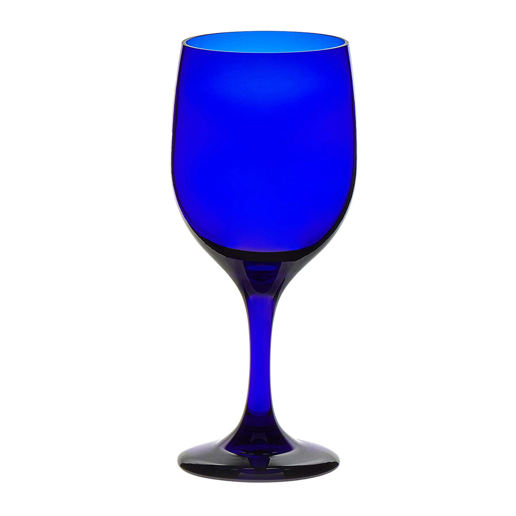 Cobalt Blue Wine Glass - 11 oz