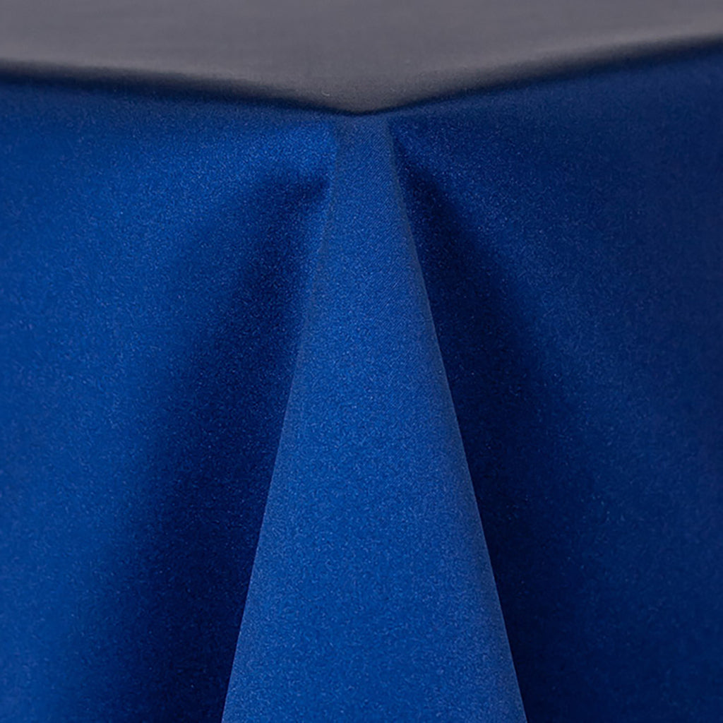 Cobalt Blue Matte Satin Linen