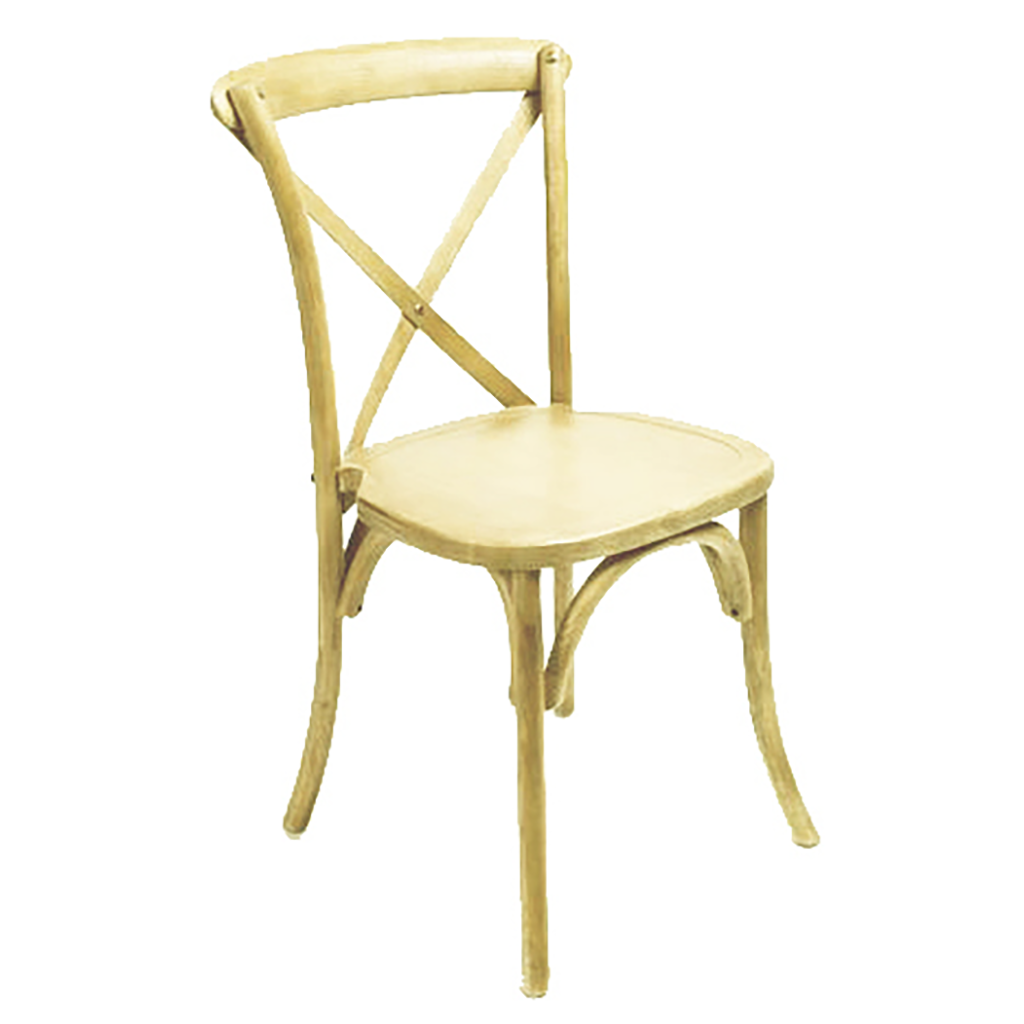 Crossback Natural Wood Chair