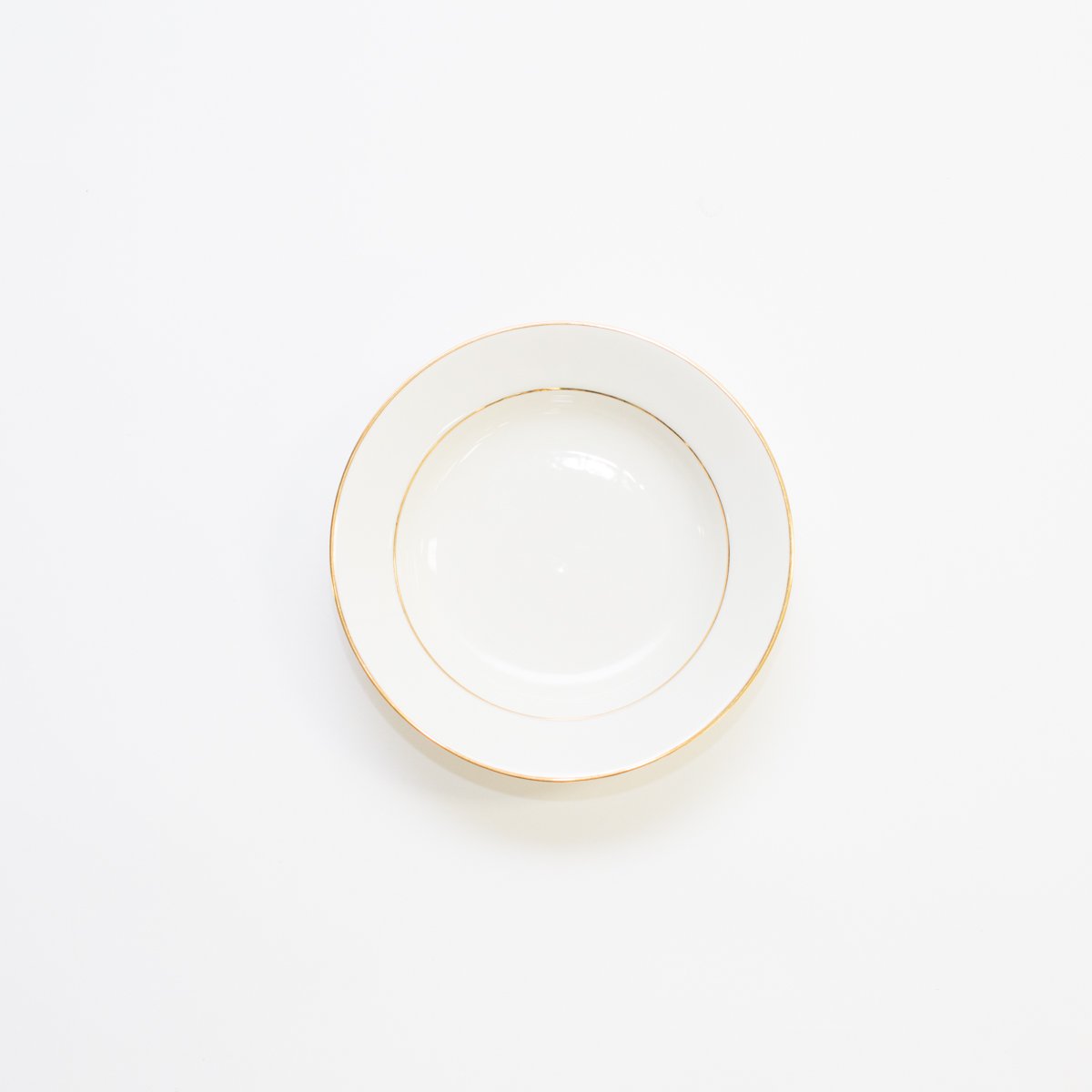 Ivory and Gold Rim China Collection