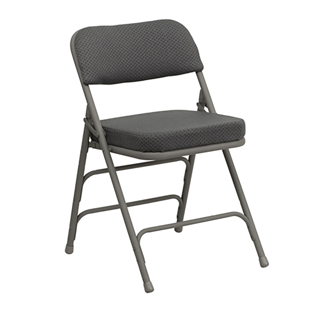 Folding w/ Padded Seat Grey Chair