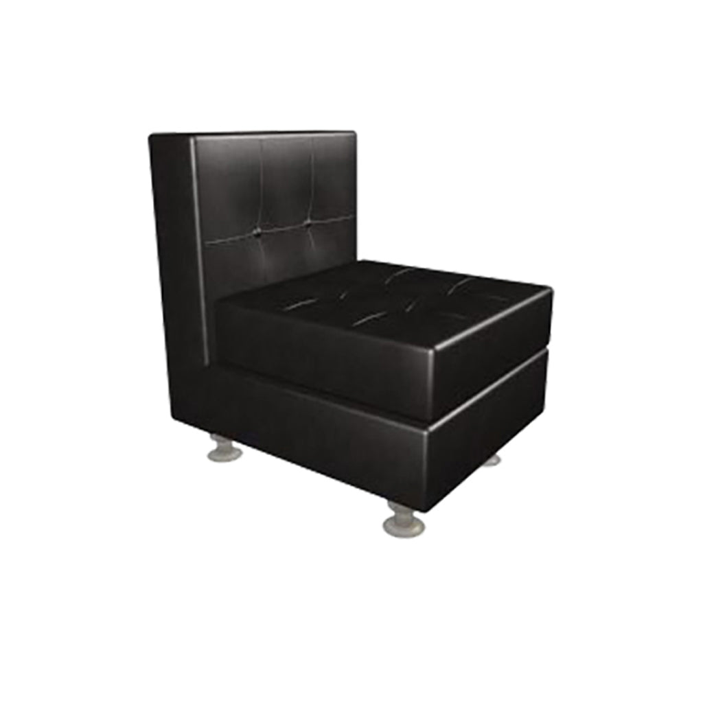 Fusion Black Mid Couch