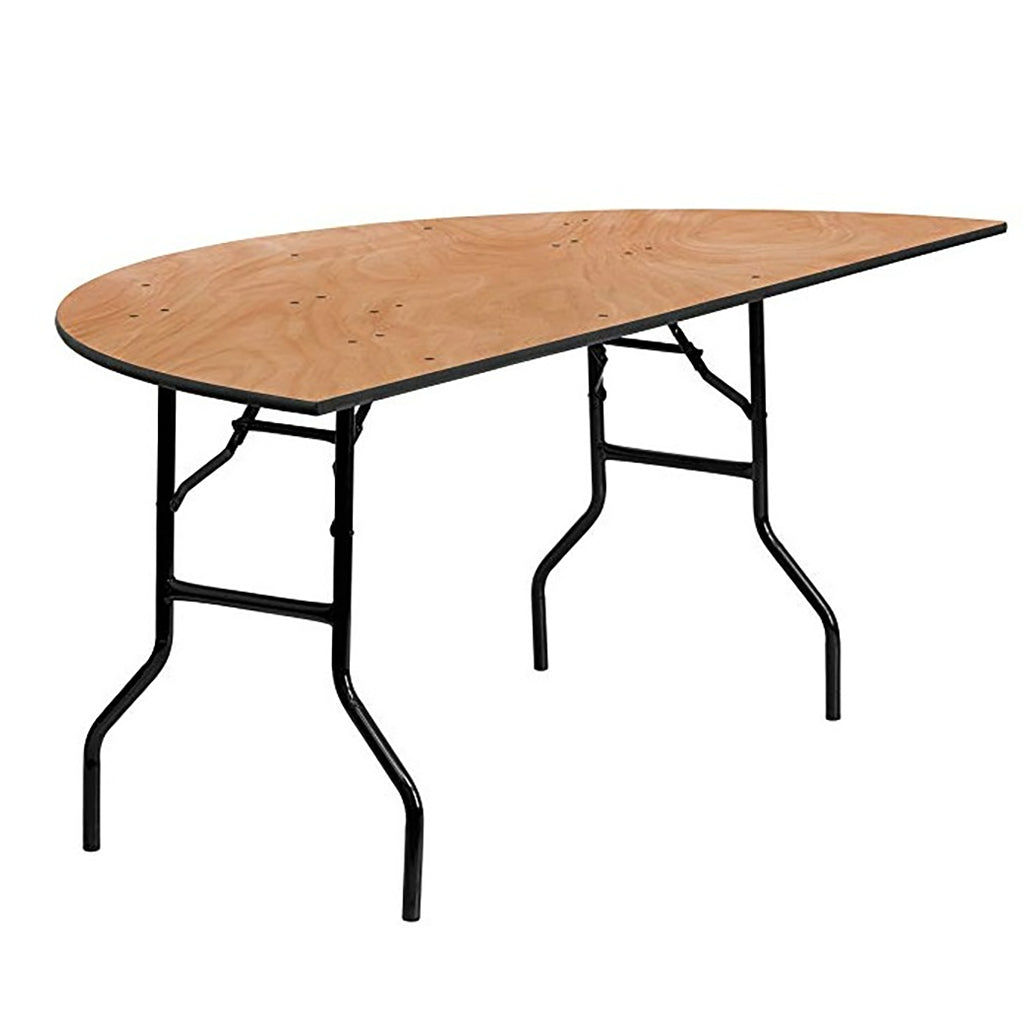 Half Round Folding Table - 72"