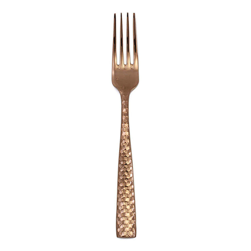 Hammered Rose Gold Flatware