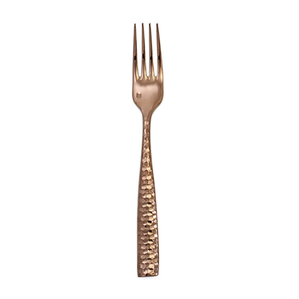 Hammered Rose Gold Flatware