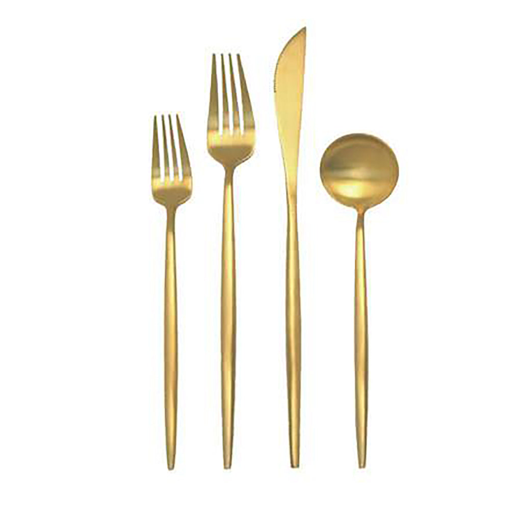 Hampton Gold Satin Flatware