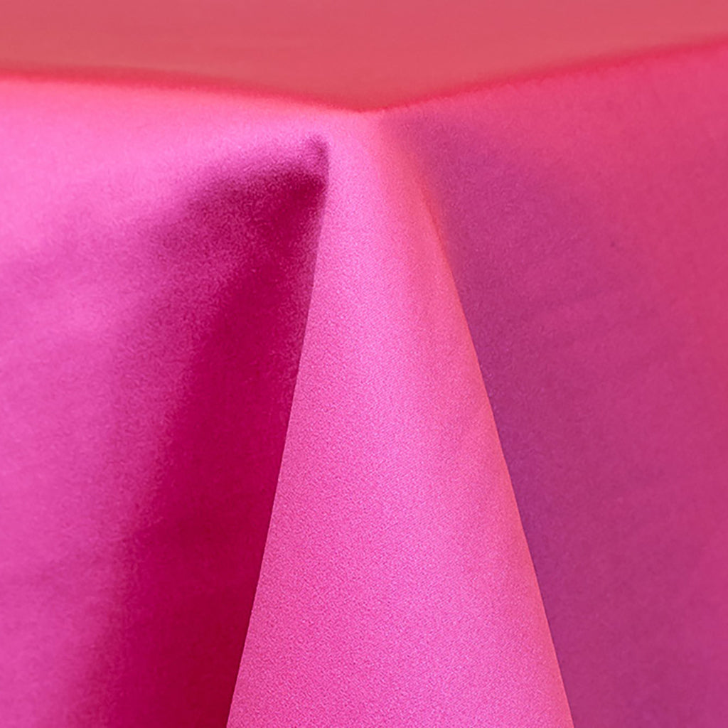 Hot Pink Matte Satin Linen