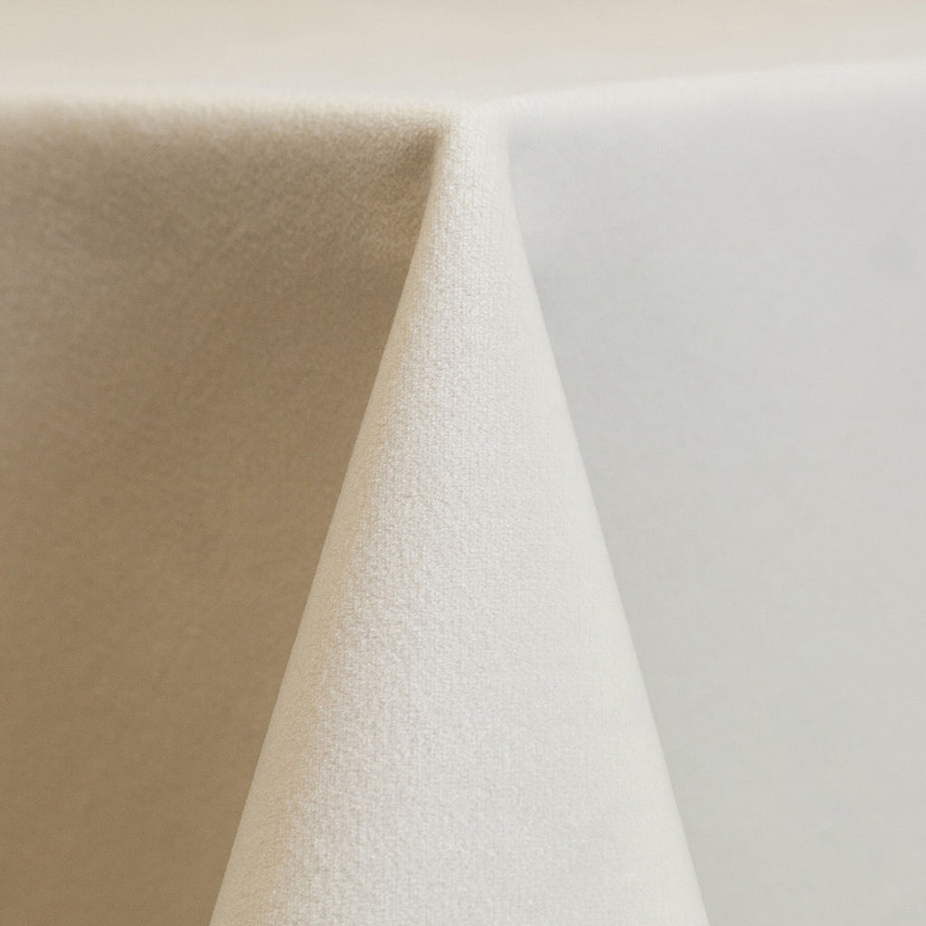 Ivory Velvet Linen