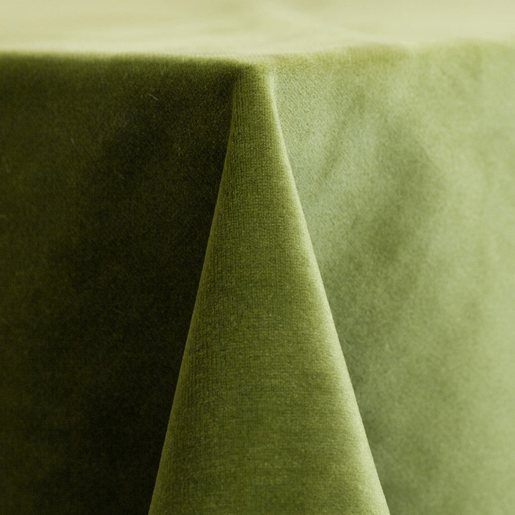 Leaf Green Velvet Linen