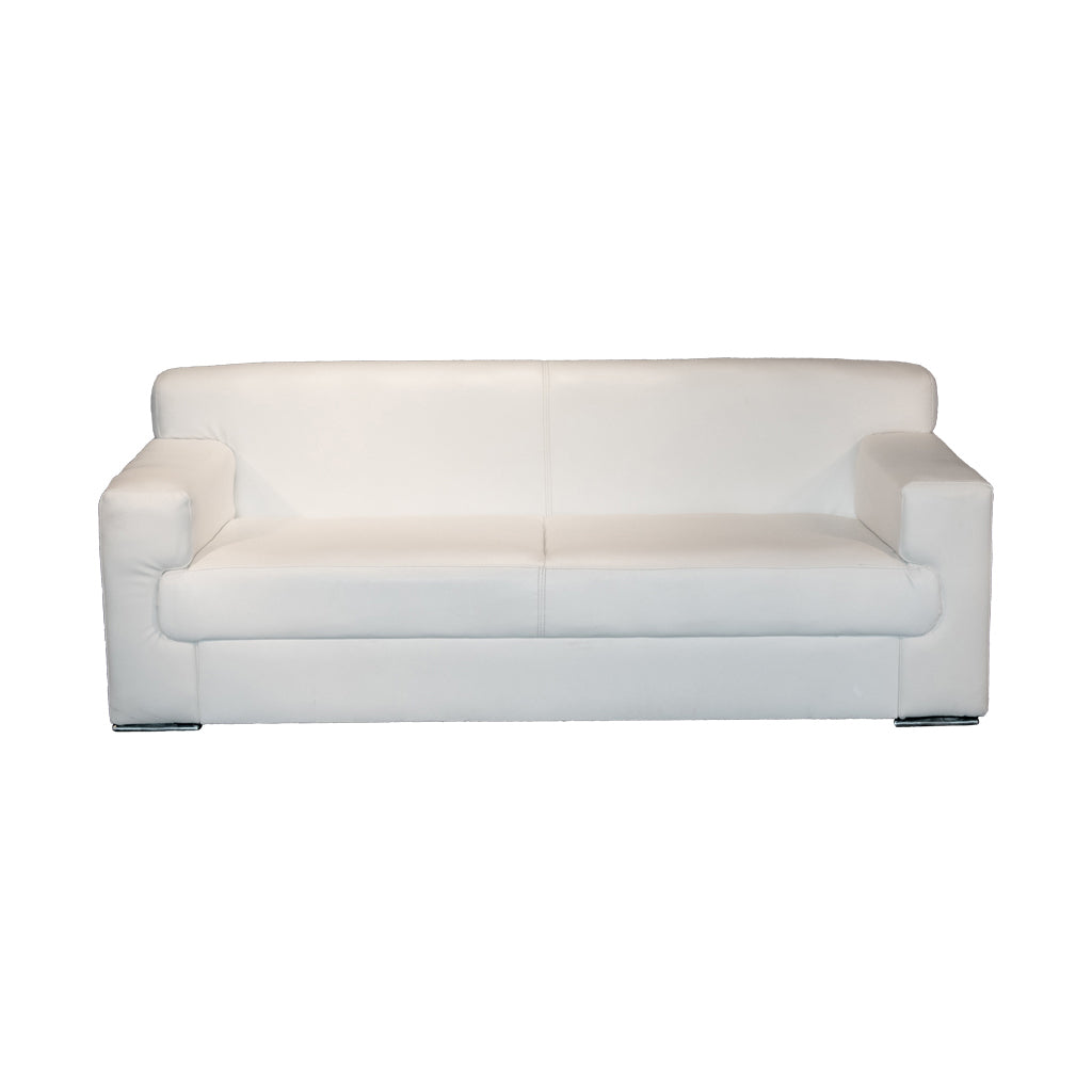 Leather White Couch