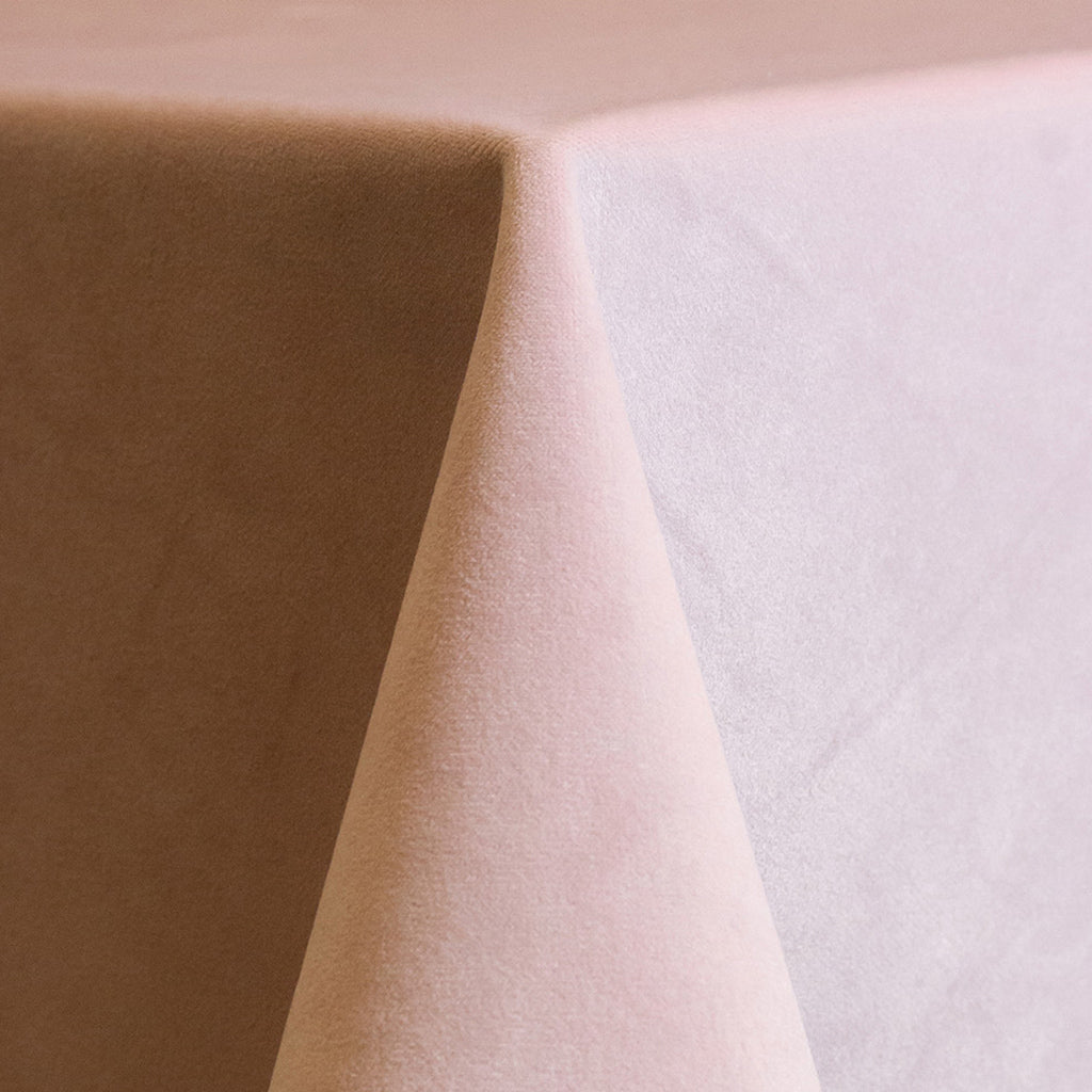 Light Pink Velvet Linen