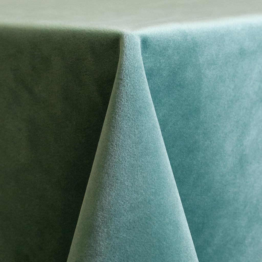 Loden Green Velvet Linen