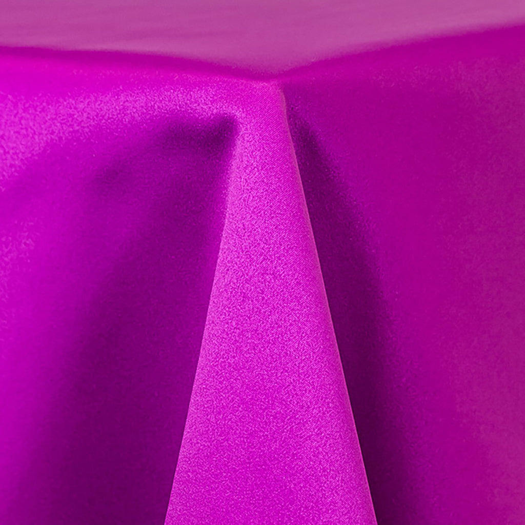 Magenta Pink Matte Satin Linen