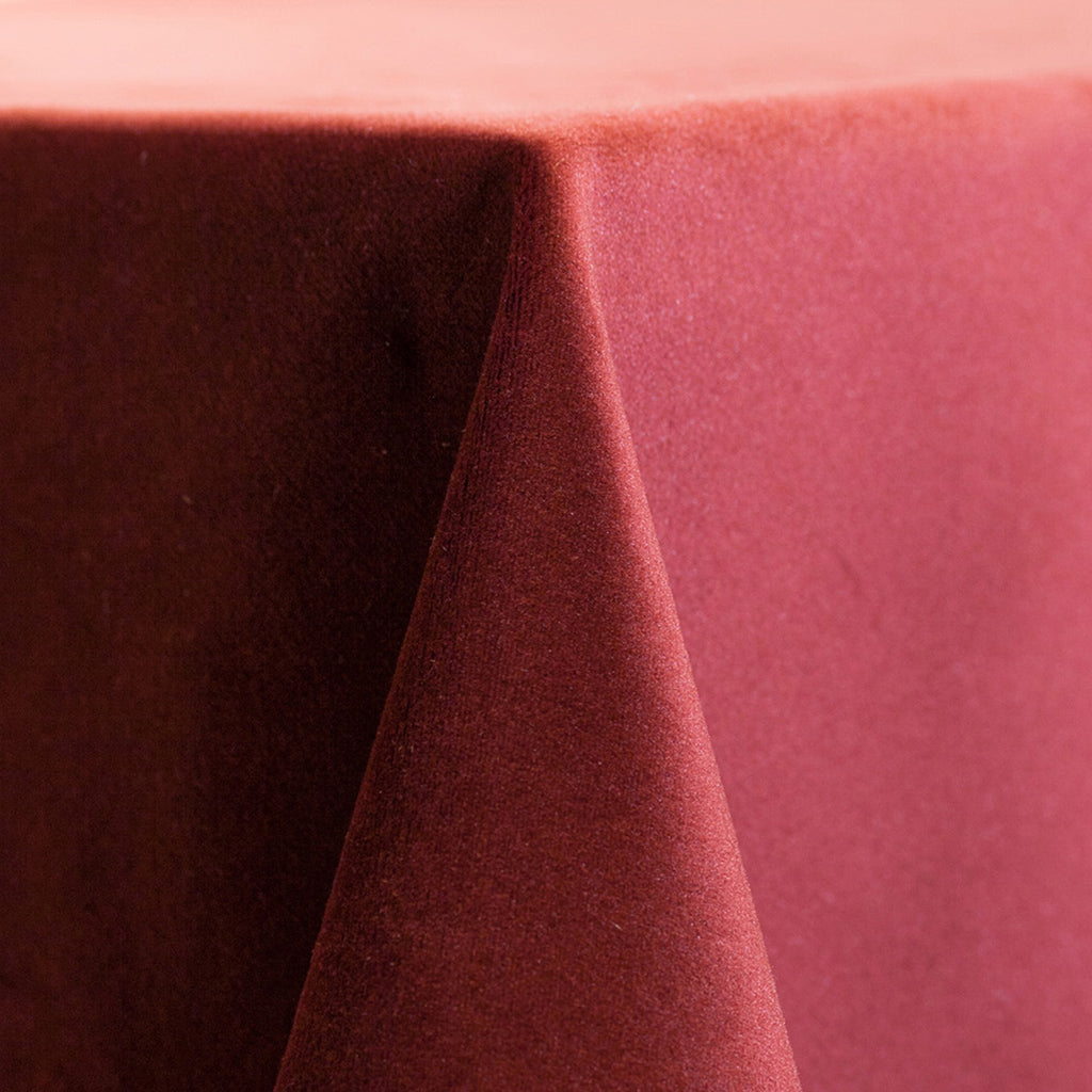 Merlot Red Velvet Linen