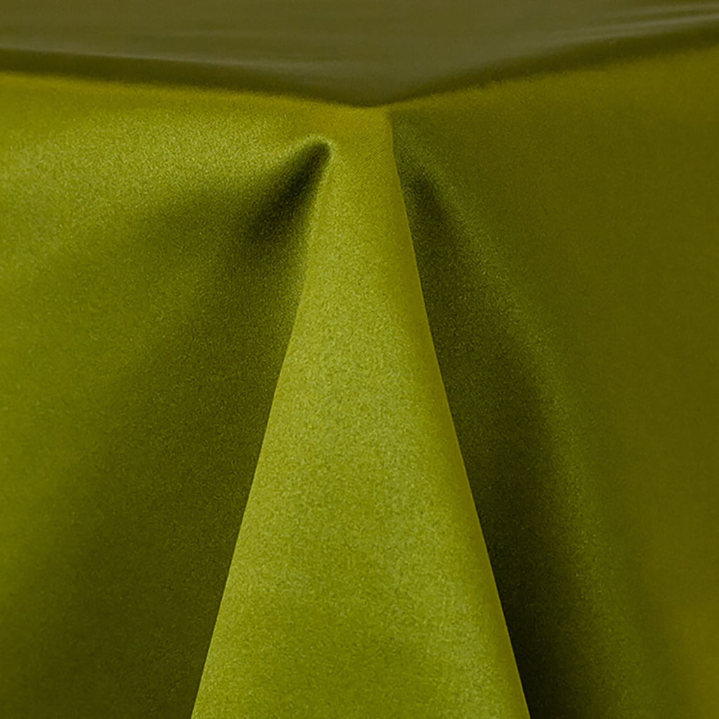 Moss Green Matte Satin Linen