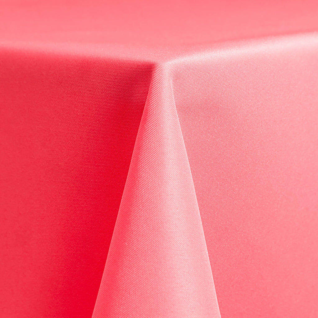 Neon Pink Solid Polyester Linen