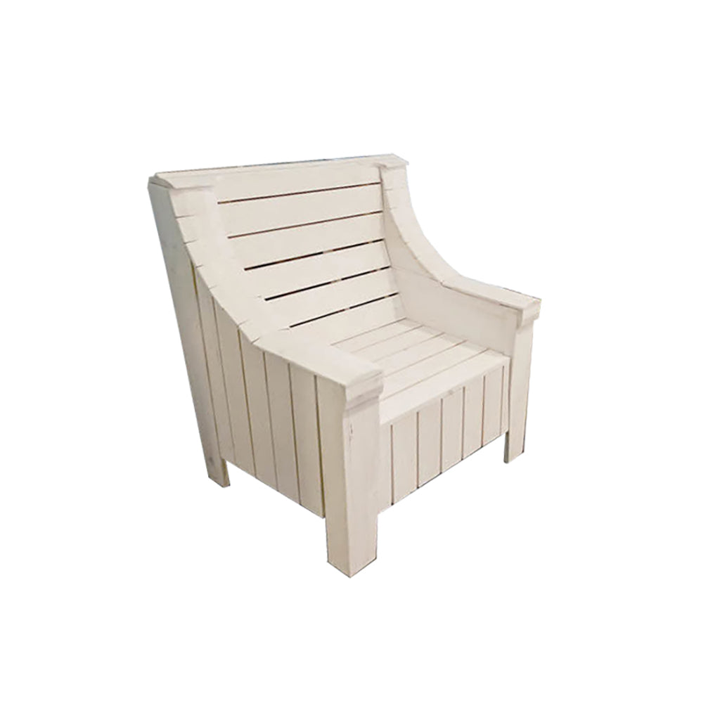 Pallet White Side Chair