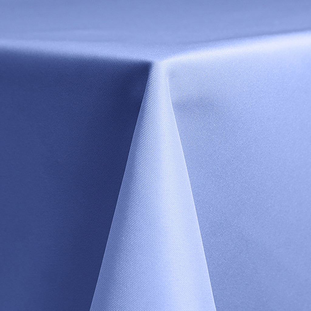 Periwinkle Blue Solid Polyester Linen