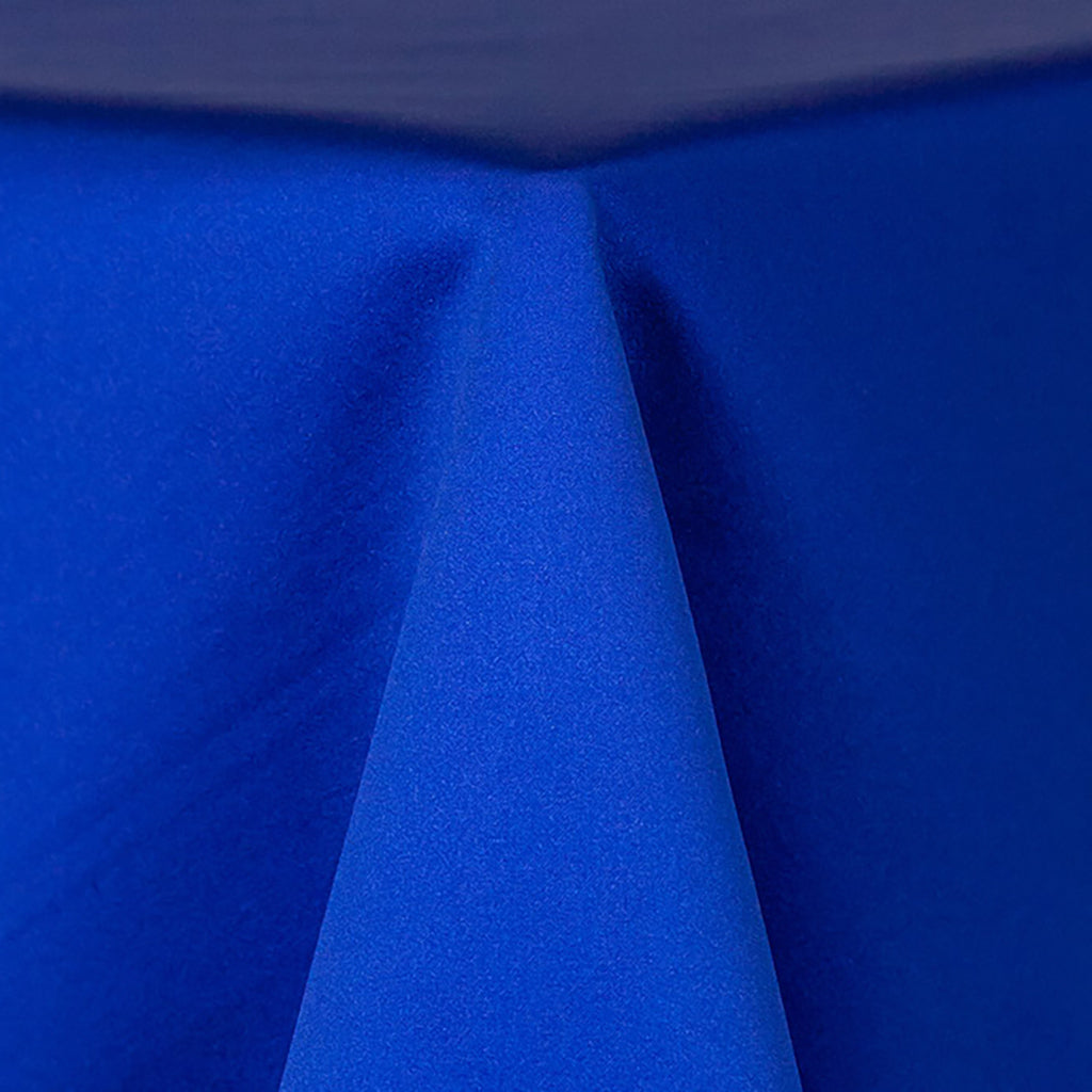 Royal Blue Matte Satin Linen