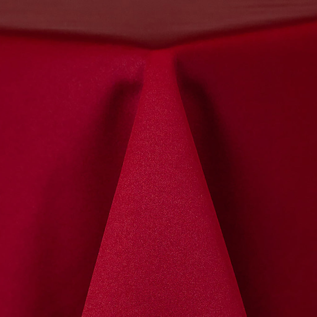 Ruby Red Matte Satin Linen