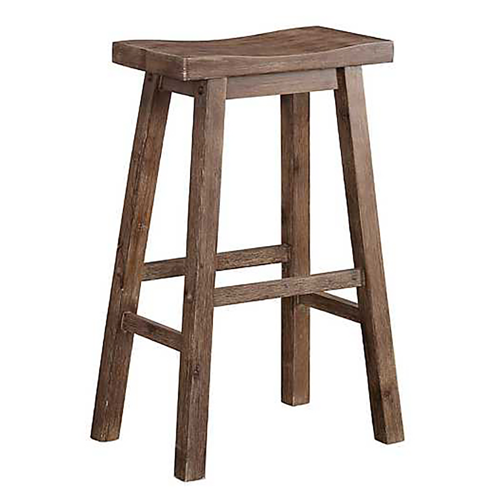 Saddle Fruitwood Barstool