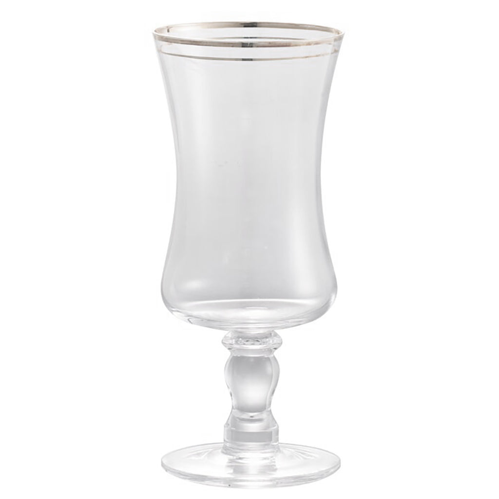 Silver Rim Goblet - 14 oz