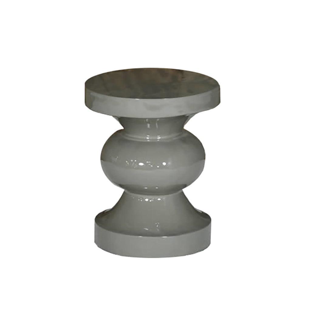 Spool Grey Side Table