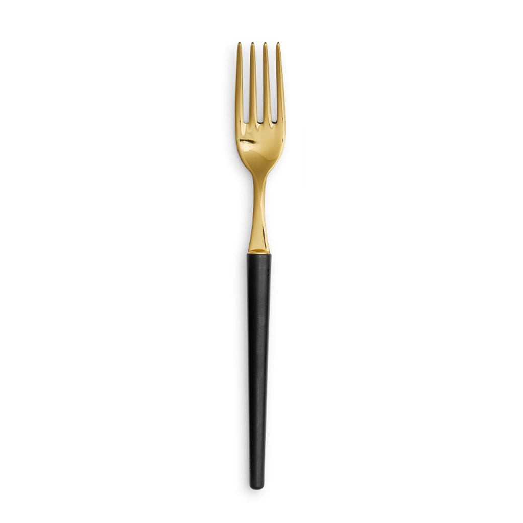Stiletto Gold Black Matte Flatware Collection