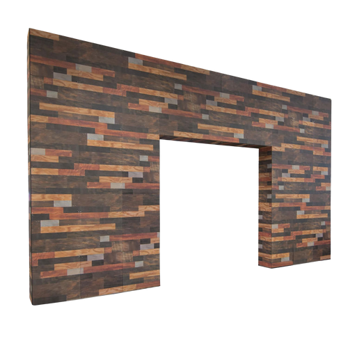 Printed Wood Entryway – Double Door